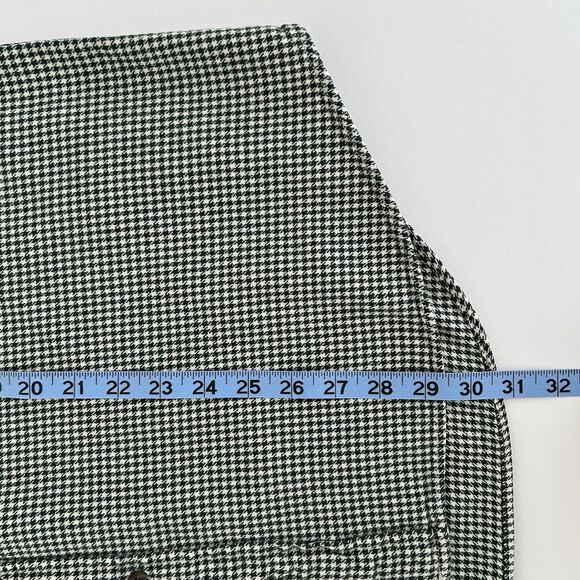 Vintage J Crew Oarsman Flannel Shirt Mens Size L Houndstooth Green 90s Outdoor - Picture 7 of 10